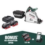 Metabo 18V Cordless Plunge Saw 2 x 5.5Ah AU60186600 Kit