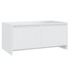 vidaXL Coffee Table White Engineered Wood Couch Table Living Room Accent Table