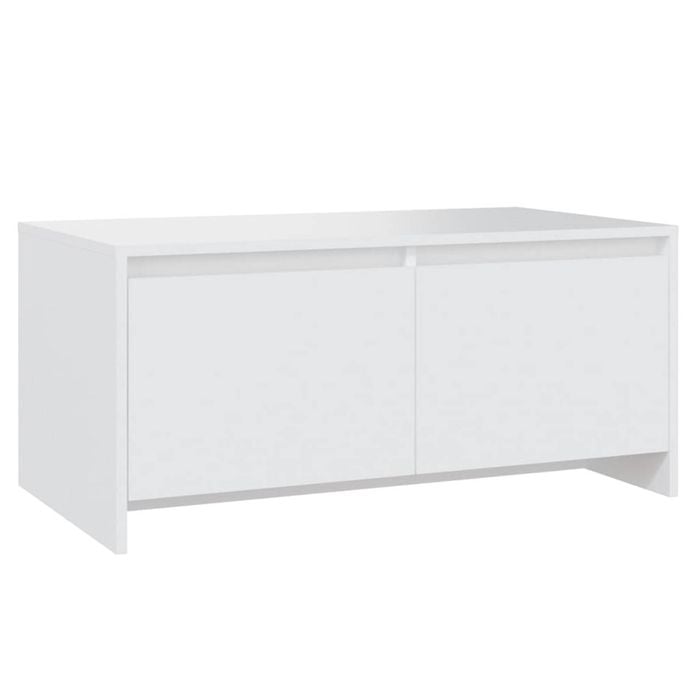 vidaXL Coffee Table White Engineered Wood Couch Table Living Room Accent Table