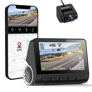 4K UHD In Car DVR Crash Camera Recorder 3" LCD GPS WiFi