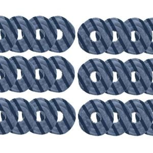 Hygieia 24 Mopping Pads For Eufy X9 Pro & X10 Pro Omni Robot Vacuum Cleaners