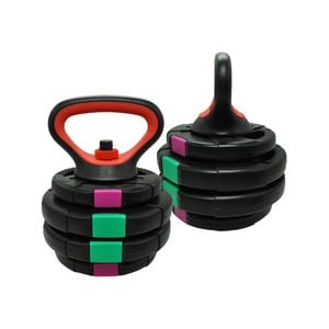 2 Sets - 7.5kg Kettlebell Weight - Total 15kg Weight Adjustable