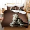 3D Cat Kitty Quilt Cover Set Bedding Set Pillowcases 25