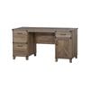 Maestro Furniture Cairo Executive Straight Corner Computer Study Home Office Desk  - Rustic Oak