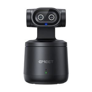 Emeet Pixy Wireless Ai Ptz 4k Streaming Camera Portable Black 8h Battery