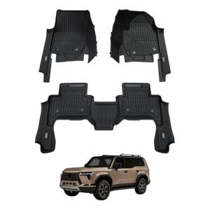 AUSGO 7D Injection Car Floor Mats for Lexus GX550 Luxury 2024-Onwards All-Weather Floor Liners