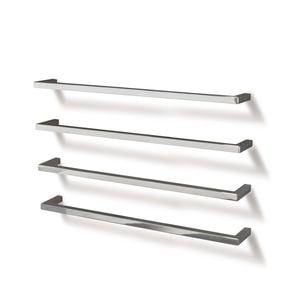 Forme 850mm Single Bar Heated Towel Rail Square