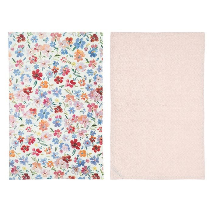Ladelle Camille Set Of 2 Kitchen Towels