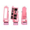 Costway Kid 3in1 Mirror Jewellery Cabinet Jewelry Organizer Armoire Pink