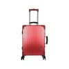 Swiss Aluminum Luggage Suitcase 360 degree rolling HardCase 28"  - Red