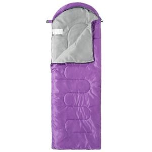 Advwin Camping Sleeping Bag for Adults Boys and Girls Lightweight Backpacking 3 Season Warm Weather Waterproof Purple