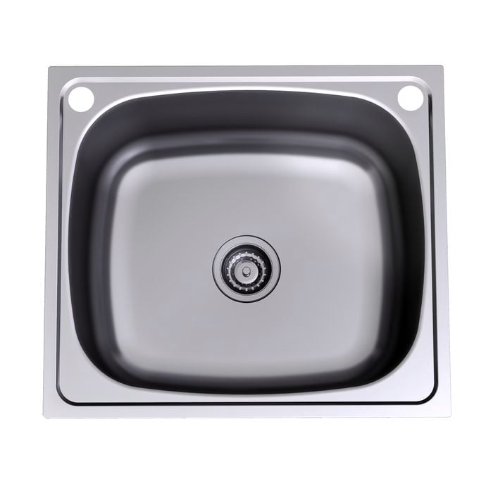 Clark 70L Flushline Single Laundry Tub With Bypass Kit