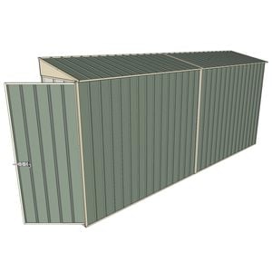 Build-a-Shed 0.8 x 4.5 x 2m Hinged Door Tunnel Shed - Green