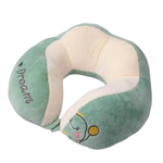 Anypack Neck Pillow Green U-Shaped Headrest
