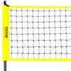 VEVOR Outdoor Portable Volleyball Net System Yellow Adjustable Height Steel Poles with PVC for Backyard