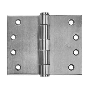 Pinnacle 100mm Satin Stainless Steel Wide Throw Hinge Single