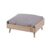 Charlie's Scandi Elevated Bed Natural/grey - 64×48.8×25.4cm