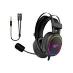 Havit H2016D RGB Gaming Headset Stereo Surround Sound HD Microphone