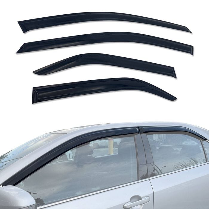 AUSGO Luxury Weather Shields For Toyota Aurion GSV50R Series 2012-2017 Weathershields Window Visors Wind Deflectors