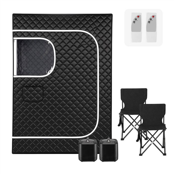 Devanti Portable Steam Sauna Tent 2 Person 3L Full Body