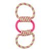 Happy Tails Rope & TPR Ring Tug Toy