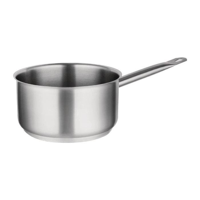 Vogue Stainless Steel Saucepan Professional Cookware 280mm Commercial Kitchen Cooking Pot