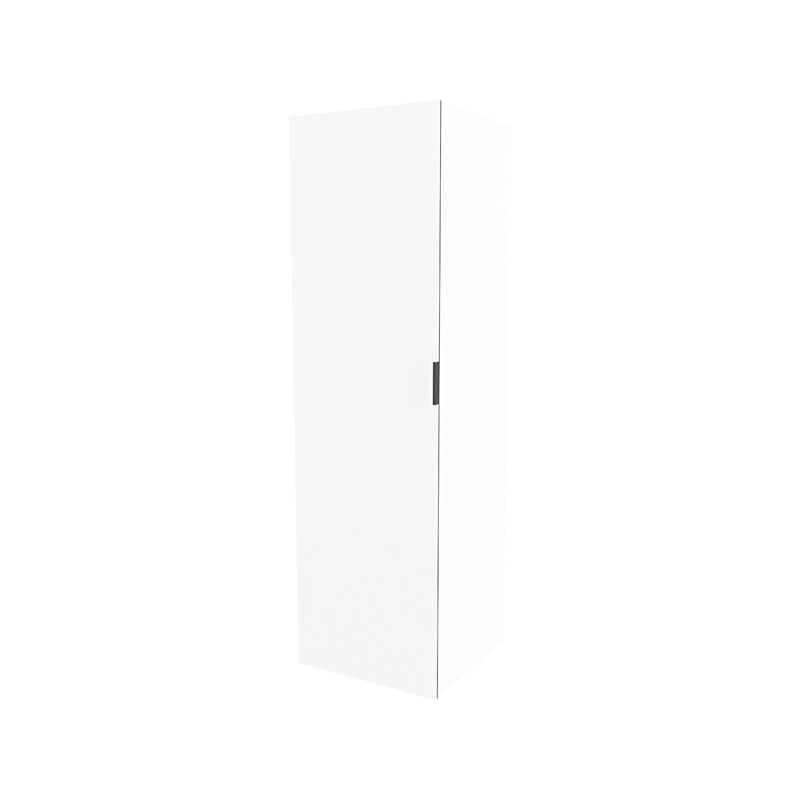 Lugna 2048 x 600 x 580mm White 3 Shelf 3 Drawers Left Hinged Door Storage Cabinet
