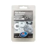 Zenith 3/8" M10 Zinc Plated Flat Washer - 50 Pack