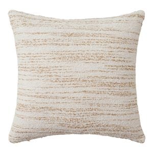 Astin Sinclair 45cm x 45cm White Woven Textured Cushion