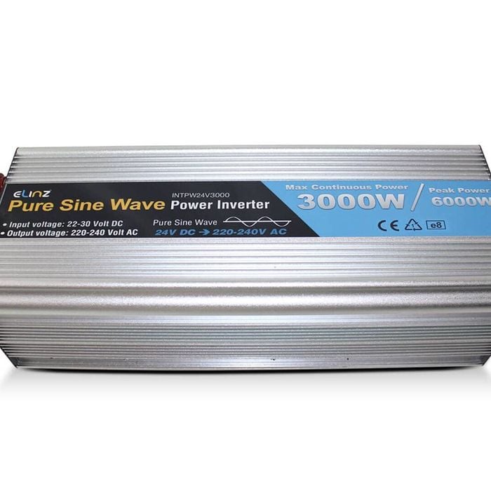 Elinz Pure Sine Wave Power Inverter 3000w/6000w 24v - 240v AUS plug Truck Car Caravan