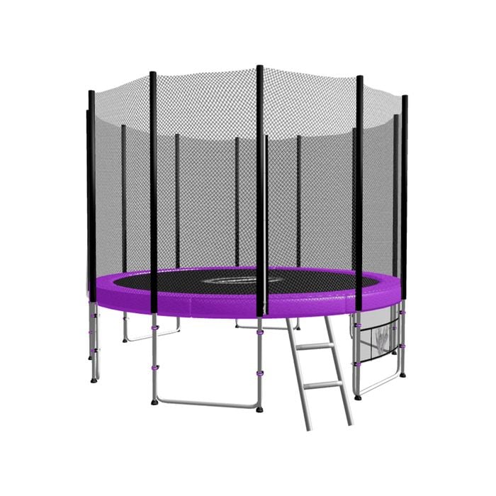 Kahuna Blizzard 10ft Trampoline With Net Purple