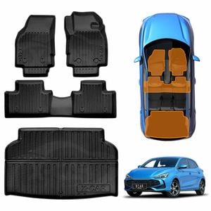 3D Floor Mats Boot Liner for MG 3 MG3 2024-Onwards All Weather Heavy Duty Cargo Trunk Luggage Tray