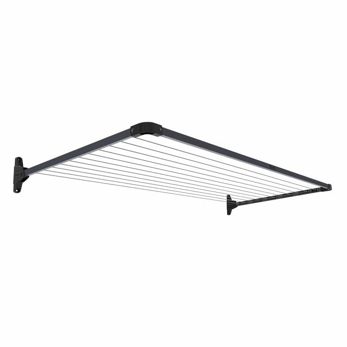 Daytek Single Fold Down Clothesline MK2 LL - Iron Grey