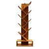 SplendidLiving 9-Shelf Bookshelf Display CD Shelf Tree Book Storage Rack Bookcase with Drawer
