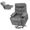 Advwin Lift Recliner Chair Padded Seat Sofa Couch Lounge Armchair Grey