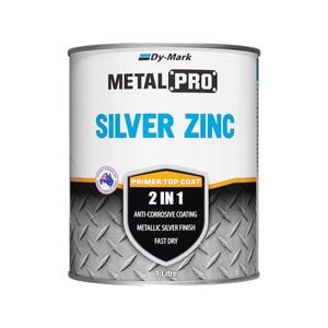 Dy-Mark 1L MetalPro Silver Zinc Metal Paint