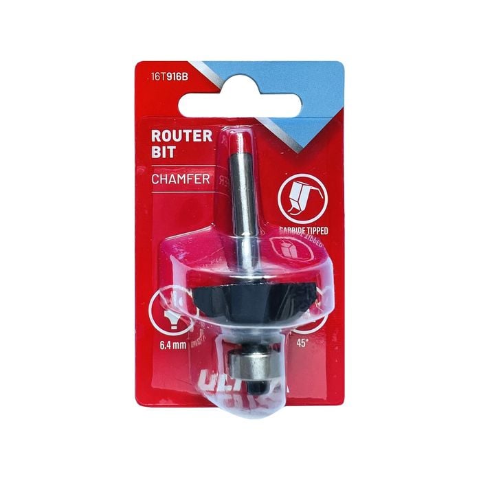Ultra 6.4mm x 45° Chamfer Router Bit