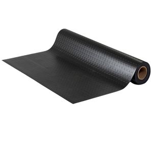 Kenova 1 x 2m Black DIY Rubber Studded Garage Matting Flooring