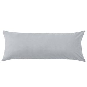 LINENOVA 1PC 100% Cotton Pillow Cases Slip Cover Pillowcase - Silver Body