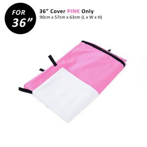 36in Cover for Wire Dog Cage - PINK - Black | Steel | Folding Cage
