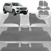 6D Diamond Car Floor Mats for Mercedes-Benz GLS-Class (X166)2012-2019-Ultimate Set-Grey-Outback GT