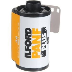 PAN F + 135 36 ILFORD B&W ROLL FILM