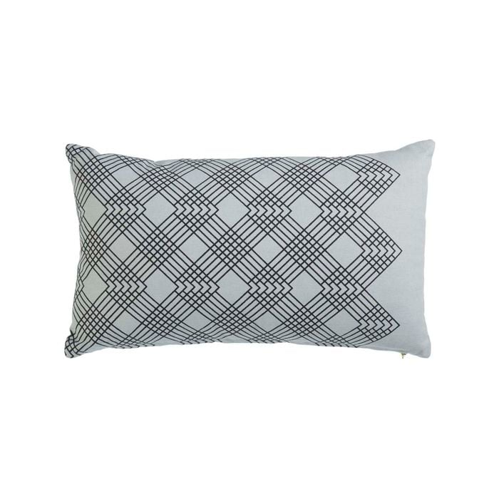 Bedding House 30cm x 50cm Grey Valance Grey Cushion 30x50cm