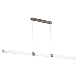 Oriel Lighting Kallita Opal Matt cm LED Pendant Light Bronze 150cm