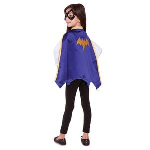 DC Comics Batgirl Cape & Mask Set Child Girls Costume/Halloween Party Purple