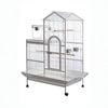 Yes4pets White 160cm Xl Bird Cage Pet Parrot Aviary Perch Castor Wheels