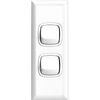 HPM 2 Gang Architrave Switch