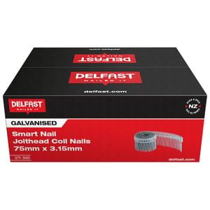 Delfast 75 x 3.15mm SmartNail HD Galvanised Jolthead Coil Nail - 3000 Pack