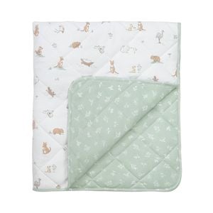 Living Textiles Reversible Quilted Cot Comforter - Australiana