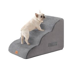Tedi's 3-Steps Memory Foam Dog Stairs for Bed Sofa Indoor